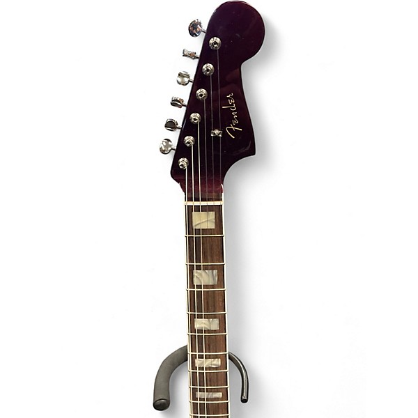 Used Fender Troy Van Leeuwen Jazzmaster OXBLOOD Solid Body Electric Guitar