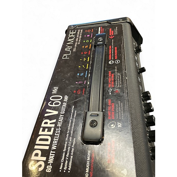 Used Line 6 Spider V 60 1x10 Guitar Combo Amp
