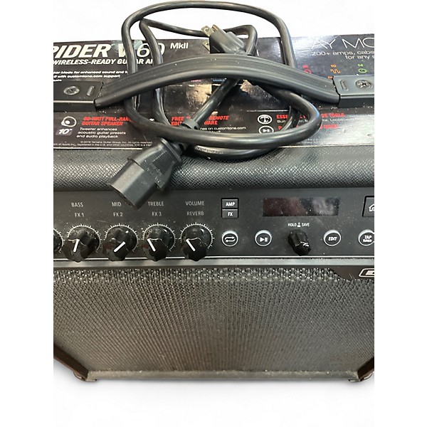Used Line 6 Spider V 60 1x10 Guitar Combo Amp