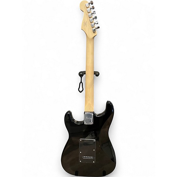 Used Squier Sonic Strat Black Solid Body Electric Guitar