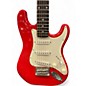 Used 2001 Squier Mini Stratocaster Torino Red Solid Body Electric Guitar