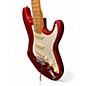 Used Samick SS-430A Candy Apple Red Solid Body Electric Guitar