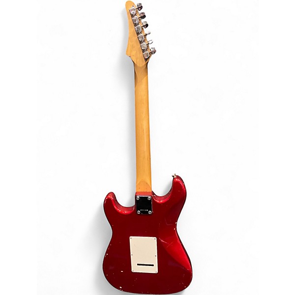 Used Samick SS-430A Candy Apple Red Solid Body Electric Guitar
