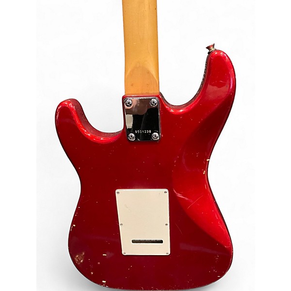 Used Samick SS-430A Candy Apple Red Solid Body Electric Guitar