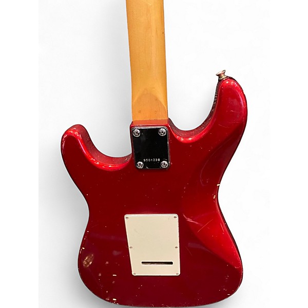 Used Samick SS-430A Candy Apple Red Solid Body Electric Guitar