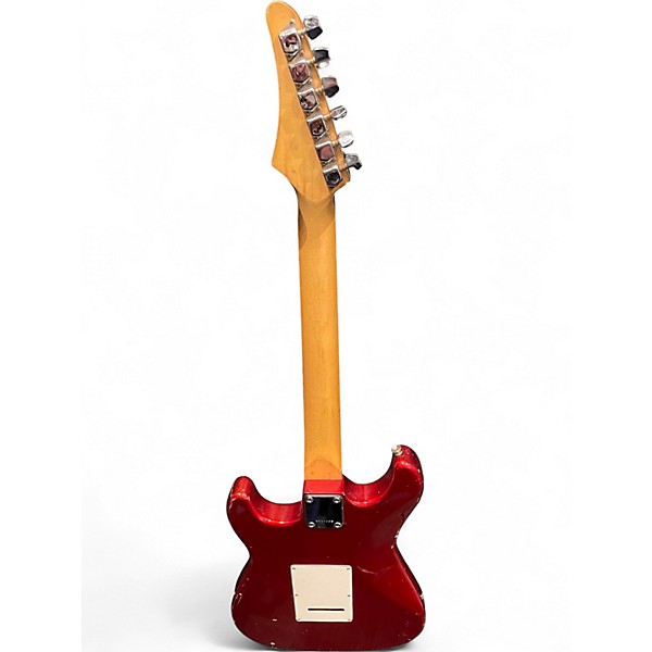 Used Samick SS-430A Candy Apple Red Solid Body Electric Guitar