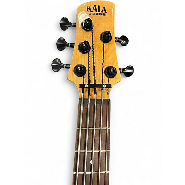 Used Kala UBASS SB5 Black Electric Bass Guitar