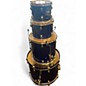 Used Ludwig 5 Piece Accent Blue Drum Kit