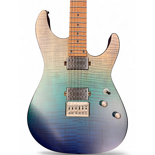 Used Schecter Guitar Research c1 standard plus tide fade Solid Body Electric Guitar