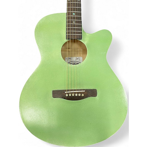 Used Miscellaneous Greeny Green Acoustic Electric Guitar