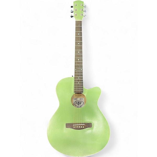 Used Miscellaneous Greeny Green Acoustic Electric Guitar