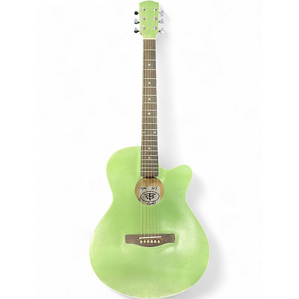 Used Miscellaneous Greeny Green Acoustic Electric Guitar