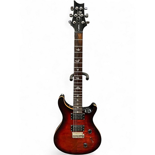 Used PRS SE Custom 24 Fire Red Burst Solid Body Electric Guitar