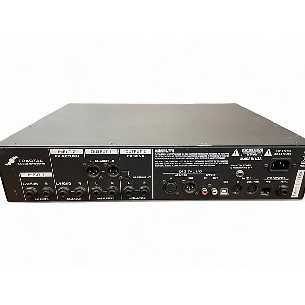 Used Fractal Audio AXE-FX ii PREAMP/FX PROCESSOR Multi Effects Processor