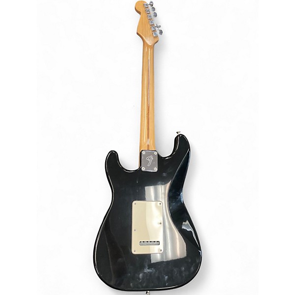 Used Fender Standard Stratocaster Black Solid Body Electric Guitar