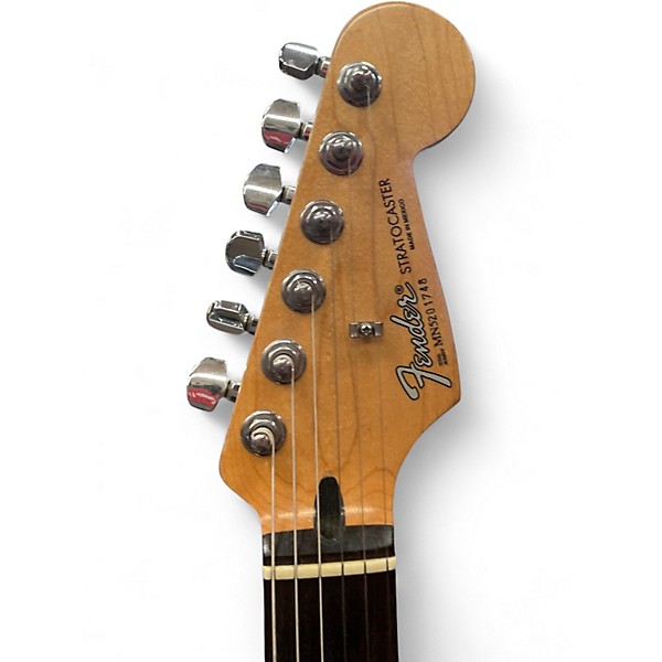 Used Fender Standard Stratocaster Black Solid Body Electric Guitar