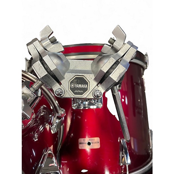 Used Yamaha 3 Piece Stage 5000 Vintage  Metallic Red Drum Kit