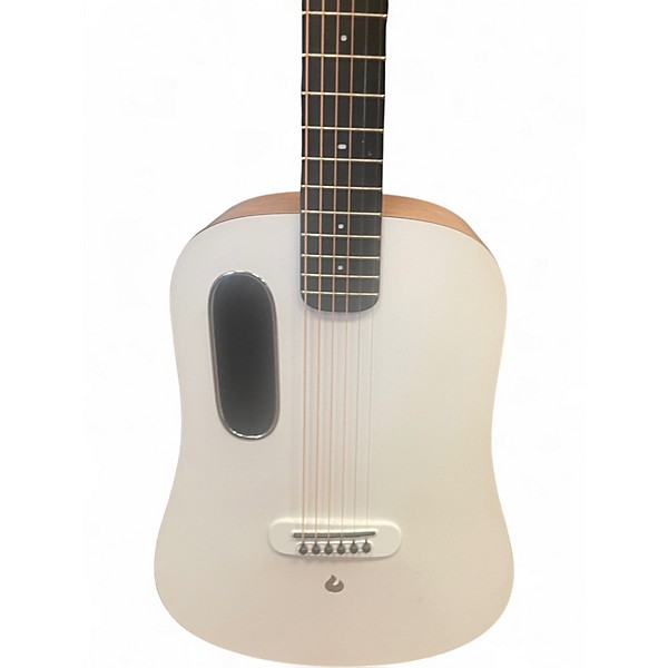 Used LAVA MUSIC BLUE LAVA WHITE Acoustic Electric Guitar