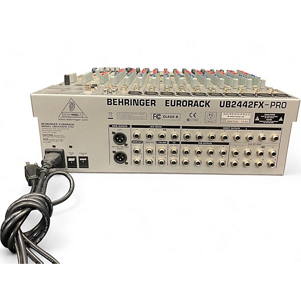 Used Behringer Eurorack UB2442FX Pro Unpowered Mixer