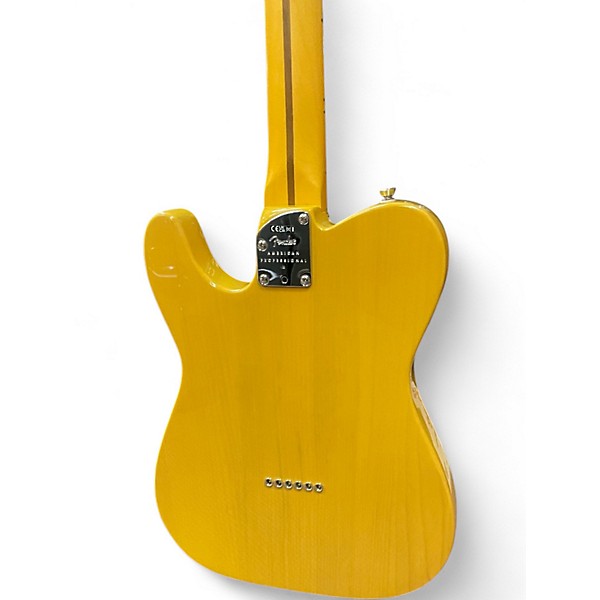 Used Fender American Professional II Telecaster Butterscotch Blonde Solid Body Electric Guitar