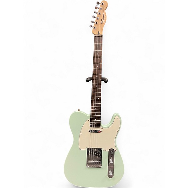 Used Squier Bullet Telecaster Surf Green Solid Body Electric Guitar