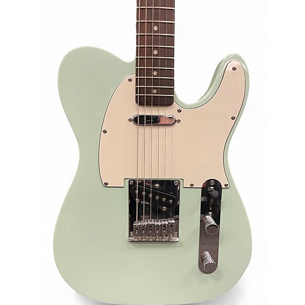 Used Squier Bullet Telecaster Surf Green Solid Body Electric Guitar