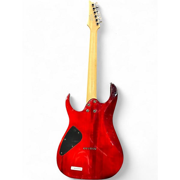 Used Ibanez RG3EX1 Transparent Red Solid Body Electric Guitar