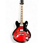 Used Glen Burton Semi Hollow Dark Cherry Burst Hollow Body Electric Guitar thumbnail