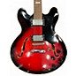 Used Glen Burton Semi Hollow Dark Cherry Burst Hollow Body Electric Guitar