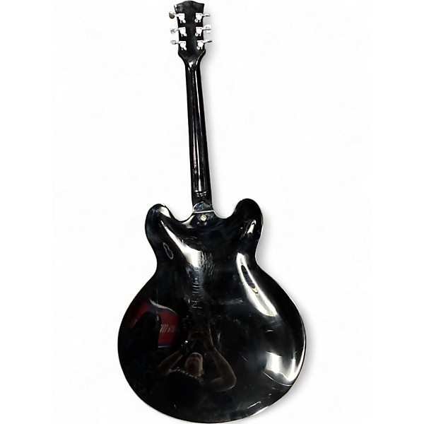 Used Glen Burton Semi Hollow Dark Cherry Burst Hollow Body Electric Guitar