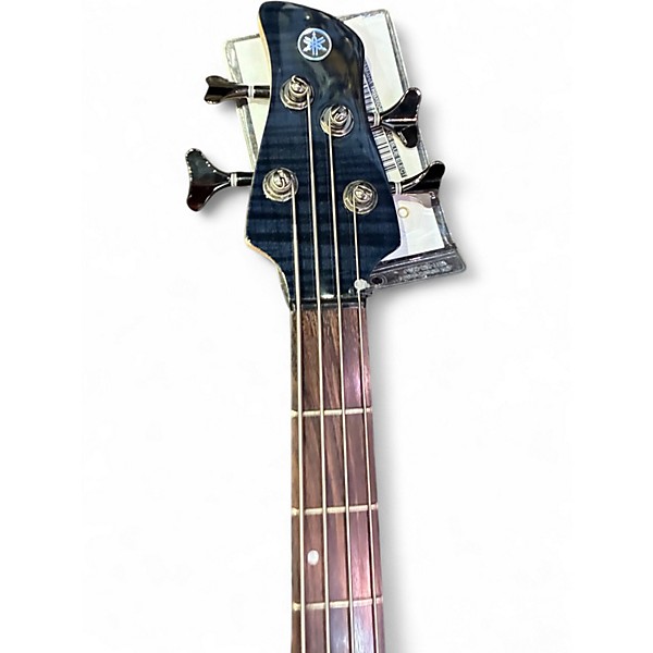 Used Yamaha TRBX604FM Trans Blue Electric Bass Guitar