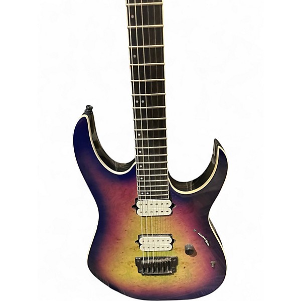 Used Ibanez RGIX6DLB ANACONDA BURST Solid Body Electric Guitar