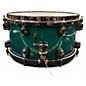 Used ddrum 13X7 Dominion Ash Teal Stain Drum