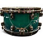Used ddrum 13X7 Dominion Ash Teal Stain Drum