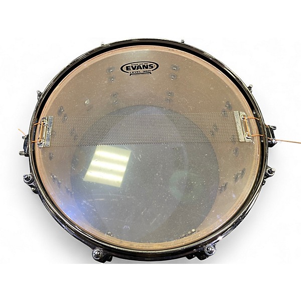 Used ddrum 13X7 Dominion Ash Teal Stain Drum