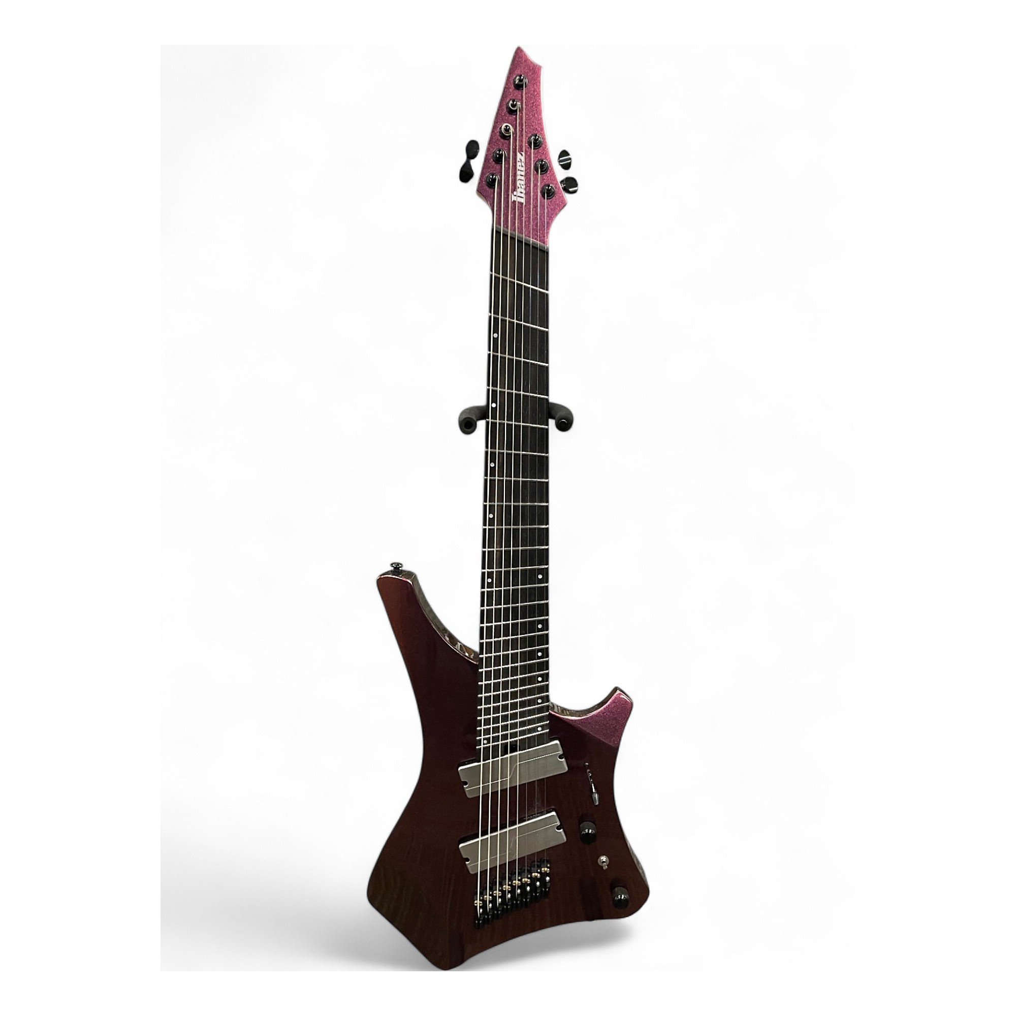 Used Ibanez Alpha A528 Multi Scale 8 String Coral Mirage Solid