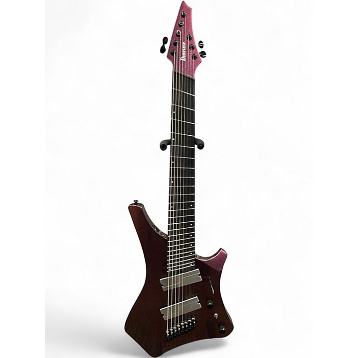 Used Ibanez Alpha A528 Multi Scale 8 String Coral Mirage Solid