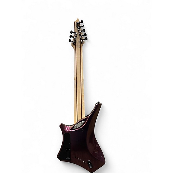 Used Ibanez Alpha A528 Multi Scale 8 String Coral Mirage Solid Body Electric Guitar