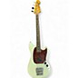 Used Squier Vintage Modified Mustang Bass White Electric Bass Guitar thumbnail