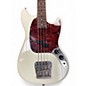 Used Squier Vintage Modified Mustang Bass White Electric Bass Guitar