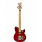 Used Sterling by Music Man Sub AX3 Axis Transparent Red Solid Body Electric Guitar thumbnail