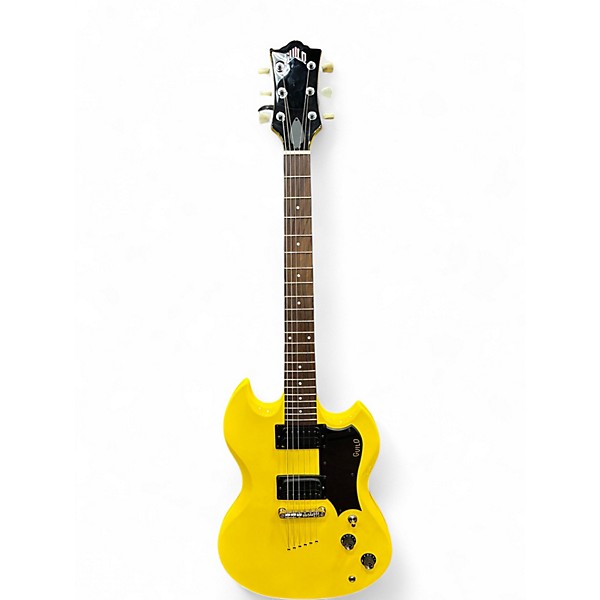 Used 2025 Guild Polara Voltage Yellow Solid Body Electric Guitar