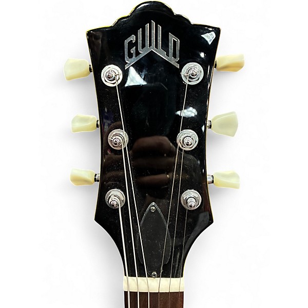 Used 2025 Guild Polara Voltage Yellow Solid Body Electric Guitar