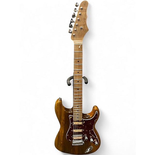 Used Rj CUSTOM SKYCASTER PLUS NATURAL PHILLIPINE MANGO Solid Body Electric Guitar