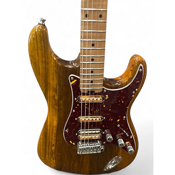 Used Rj CUSTOM SKYCASTER PLUS NATURAL PHILLIPINE MANGO Solid Body Electric Guitar