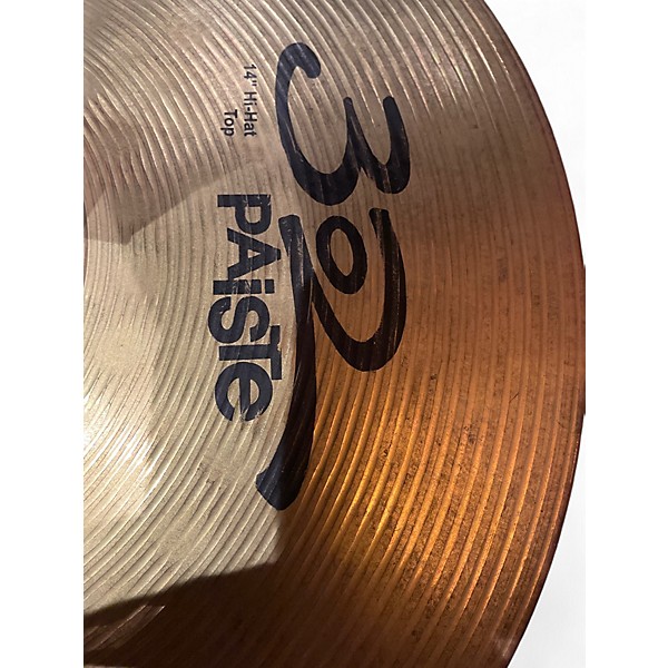 Used Paiste 14in 302 Hi Hat Pair Cymbal