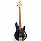 Used Sterling by Music Man sting ray Black Electric Bass Guitar thumbnail
