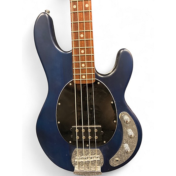 Used Sterling by Music Man sting ray Black Electric Bass Guitar