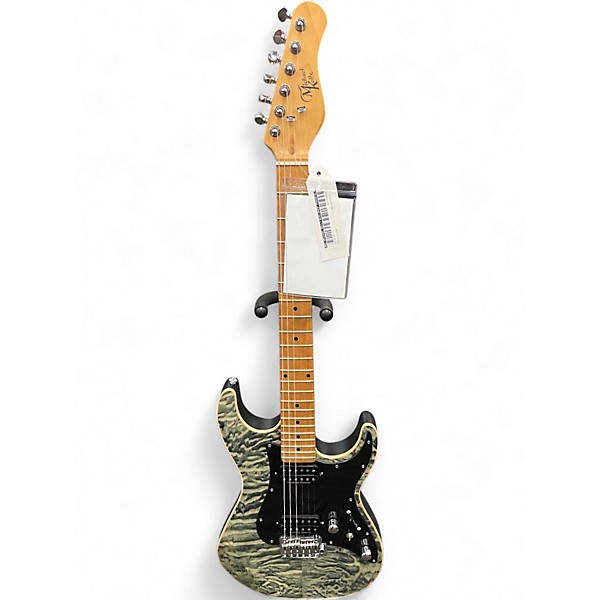 Used Michael Kelly MOD SHOP Trans Black Solid Body Electric Guitar