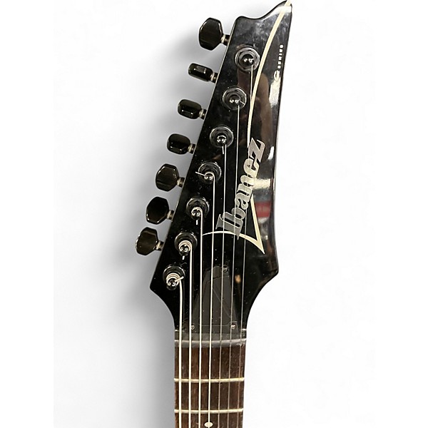 Used Ibanez RG7421 RG Series Black Solid Body Electric Guitar